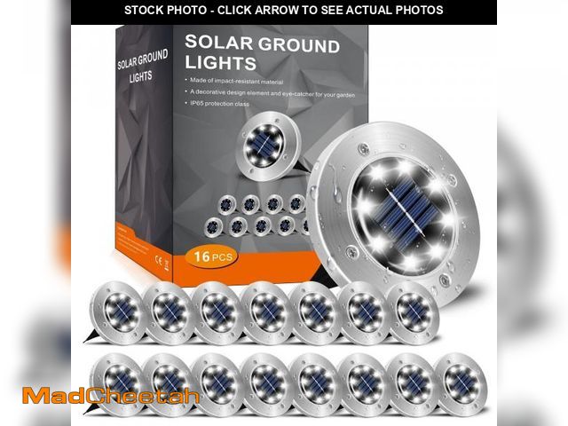 Lot 74-12308151 - INCX Solar Lights Outdoor Waterproof, 16 Pack Solar Light for Outside, Garden Lights Landscape Light...