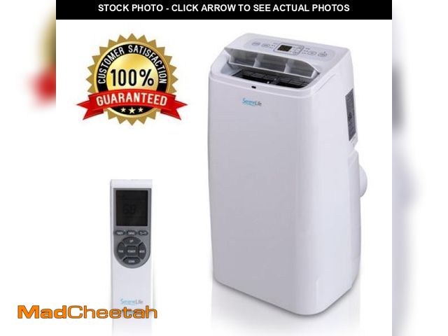 Lot 74-12342949 - SereneLife Portable Air Conditioner - Compact Home Ac Cooling Unit with Built-in Dehumidifier &amp; ...