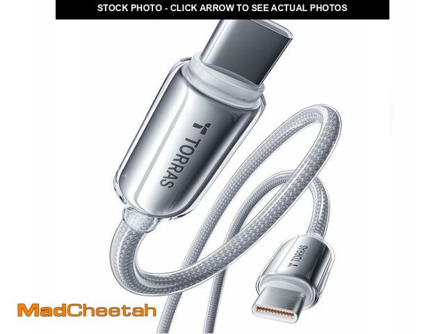 Lot 74-12718043 - TORRAS USC C to USB C Cable (60W 6ft), Military Grade Tested USB C Charger Cable Fast Charge for iPh...