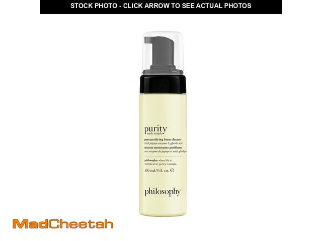 Lot 74-14271185 - philosophy purity made simple pore purifying foaming facial cleanser - with papaya enzyme &amp; glyc...