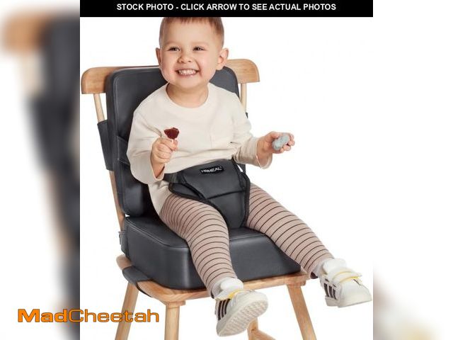 Lot 74-12327349 - HOMEAL Booster Seat for Kitchen Chair, Breathable Toddler Booster Seat for Dining Table with Backres...