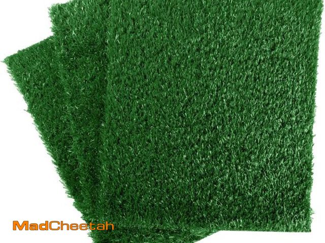 Lot 74-12367728 - Pee Pads for Dogs - Set of Three 30x20-Inch Reusable Puppy Pads, Washable Replacement Turf Grass Mat...