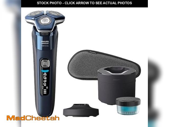 Lot 74-11555207 - Philips Norelco Shaver 7800, Rechargeable Wet &amp; Dry Electric Shaver with SenseIQ Technology, Qui...