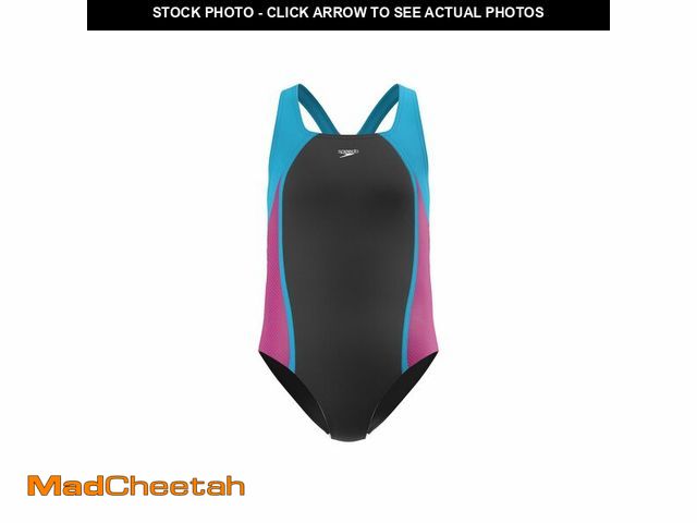 Lot 74-14302474 - Speedo Girl's Swimsuit One Piece Mesh Splice Thick Strap - USED