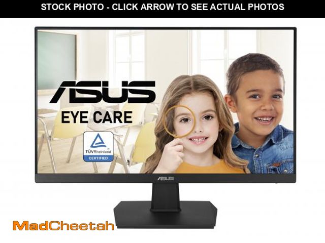 Lot 74-12140362 - ASUS VA24EHE 23.8Ã¢â¬Â Monitor 75Hz Full HD (1920x1080) IPS Eye Care HDMI D-Sub DVI-D,Black - UNUS...
