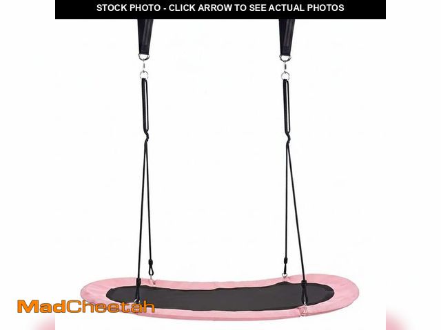 Lot 74-14345312 - MISOPILY Large Platform Swing 69 x 32 in. 1-Pack Tear-Resistant UV Waterproof Seat 700 lbs. Capacity...