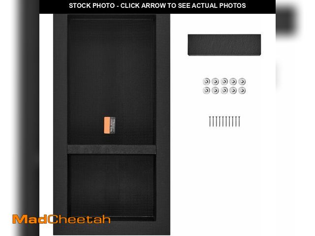 Lot 74-12633441 - VEVOR Shower Niche Insert Tile Ready 16" x 32", Double Shelf Niche for Shower Wall Bathroom for Sham...