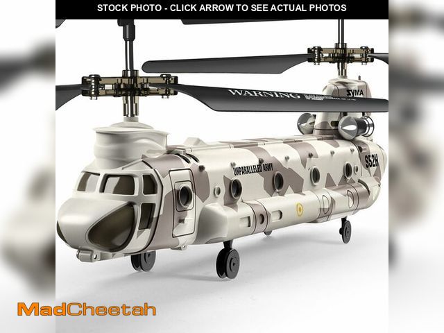 Lot 74-14432432 - SYMA S52H Military Transport RC Helicopter for Kids, Altitude Hold - UNUSED