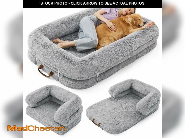 Lot 74-13069003 - LE SURE Foldable Human Dog Bed - 3 in 1 Flexible Giant Human Dog Bed for Adult People with Supportiv...