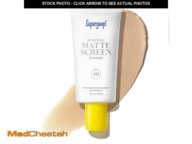 Lot 74-14213932 - Supergoop! Mineral Mattescreen (SPF 40) - 45 mL - Mineral, Oil-Free Broad Spectrum Sunscreen - Smoot...
