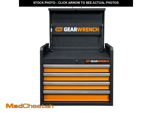 Lot 74-14558893 - GEARWRENCH 26 in. 4-Drawer GSX Series Tool Chest - UNUSED