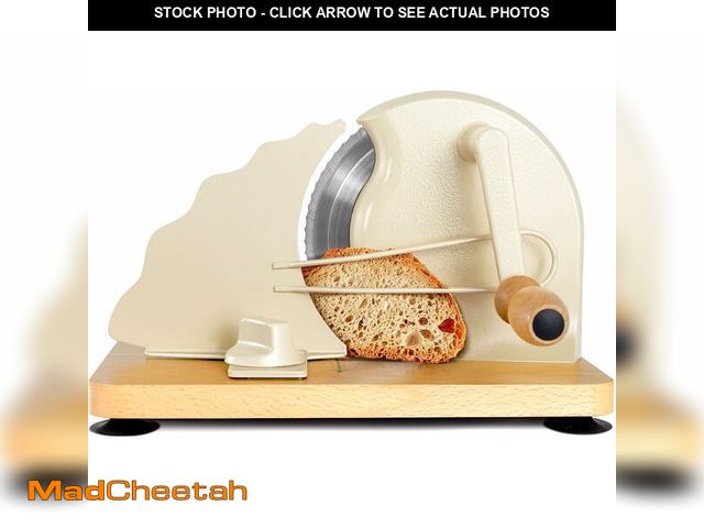 Lot 74-14078621 - Manual Bread Slicer for Homemade Bread, Bread Cutter for Adjustable and Even Slices, Classic Hand Cr...
