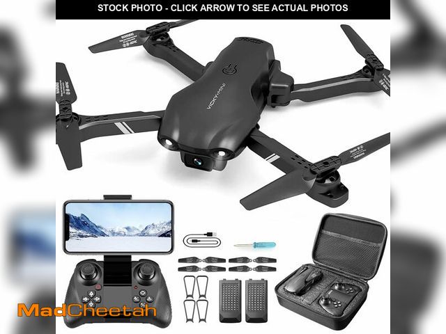 Lot 74-12971474 - DRONEEYE 4DV13 Drone with 1080P HD FPV Camera for Kids Adults,Remote Control Helicopter Quadcopter f...