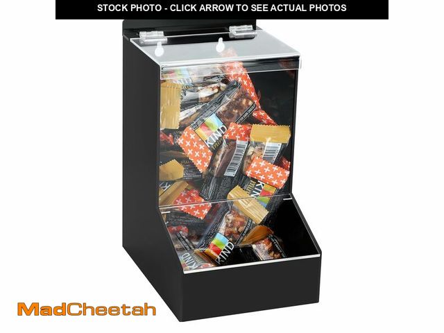 Lot 74-13622989 - Candy Dispenser Countertop with Lids,Acrylic Laundry Pods Dispenser,Wall Mounted Storage Dispenser f...