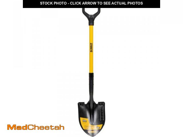 Lot 74-12494553 - DEWALT 32 in Fiberglass D-Handle Digging Shovel - UNUSED
