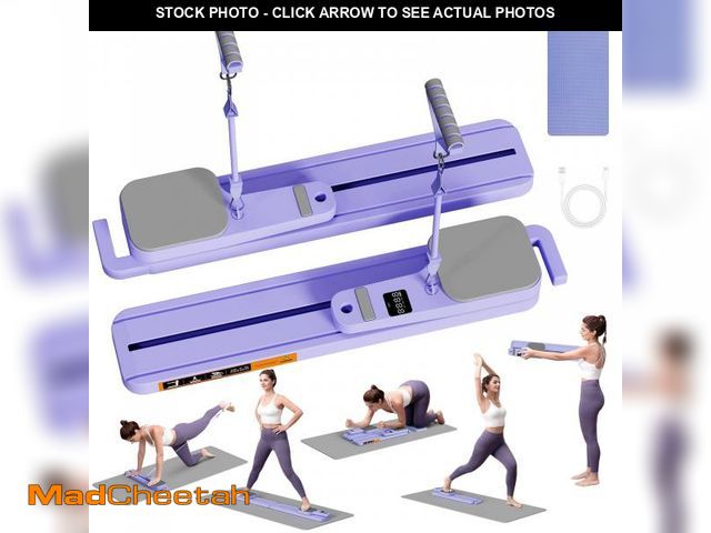 Lot 74-12540325 - Upgraded Pilates Reformer Machine - 7-in-1 Pilates Board &amp; Pilates Equipment Set with Ab Workout...
