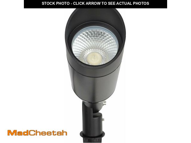 Lot 74-12677355 - J.LUMI GBS9815 LED Outdoor Spotlight with Stake, 15W 120VAC, 5000K Daylight, 60-Degree Beam, Spotlig...