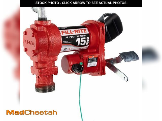 Lot 74-14348708 - Fill-Rite FR1204H 12 V 15 GPM Fuel Transfer Pump (Pump Only Model) | Gasoline, Diesel, Kerosene, Eth...
