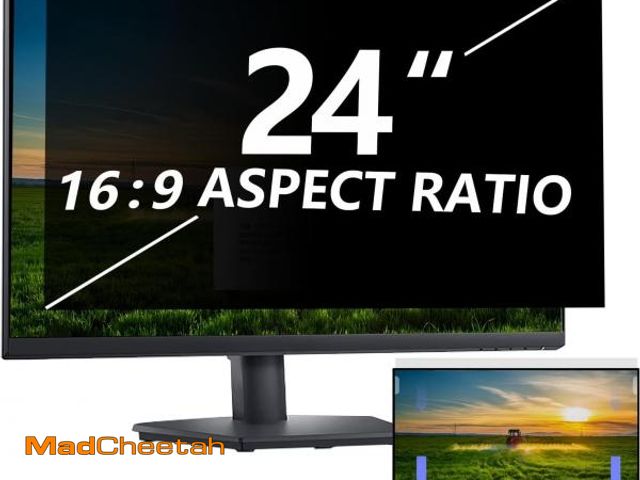 Lot 74-12139192 - Dabernur 24 Inch Computer Privacy Screen Filter for 16:9 Widescreen Monitor - Removable Privacy Shie...