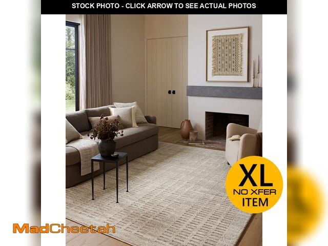 Lot 74-13561453 - Loloi Amber Lewis Monty Collection MOT-03 Ivory/Beige 9'-2" x 13', .50" Pile Height, Area Rug - UNUS...