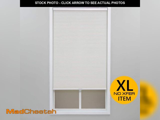 Lot 74-14610185 - Perfect Lift Window Treatment White Cordless Light Filtering Polyester Cellular Shades - 61.5 in. W ...