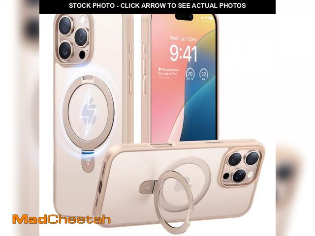 Lot 74-12221535 - TORRAS Desert Titanium for iPhone 16 Pro Max Case, [Military Grade Drop Tested][Fit for MagSafe] [Bu...