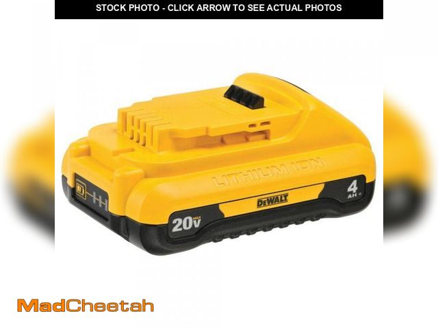 Lot 74-12390113 - DEWALT 20V MAX Compact Lithium-Ion 4.0Ah Battery Pack - UNUSED