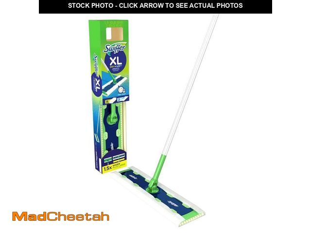 Lot 74-12872513 - Swiffer Sweeper Dry and Wet XL Sweeping Starter Kit (1-Sweeper, 10-Refills; 8 Dry - 2 Wet) - UNUSED