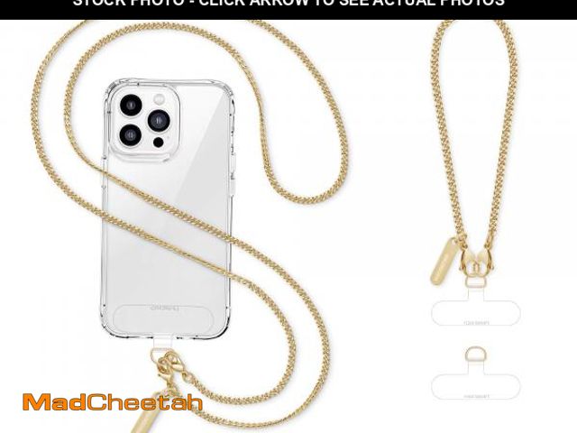 Lot 74-11556103 - ROCONTRIP Metal Phone Chain Set Including Crossbody Phone Lanyard and Wrist Strap with 2*Tether Tabs...