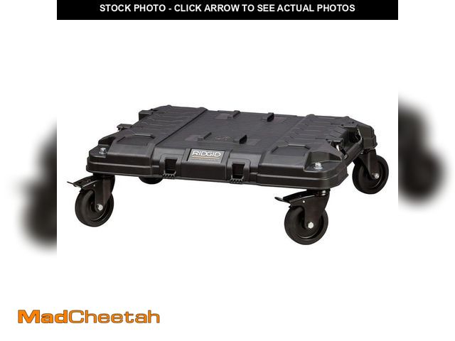 Lot 74-12663853 - RIDGID Dolly 24 in. x 18 in. Black Modular Tool Cart - UNUSED