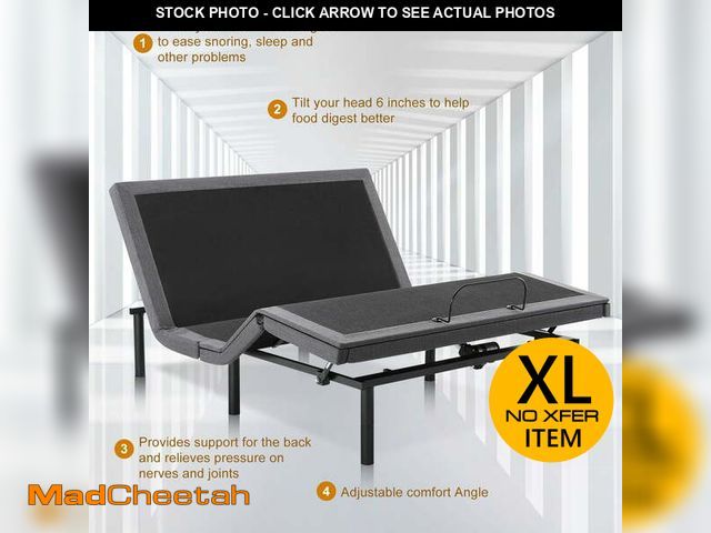 Lot 74-14309974 - CONCETTA Electric Bed Twin-XL Size, Zero Gravity Bed with Wireless Remote, Ergonomic Adjustable, 2 U...