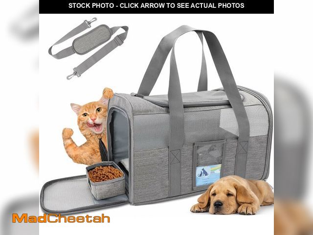 Lot 74-12705189 - Refrze Cat Carrier,Dog Carriers for Small Dogs Medium Cats Pet Carrier up to 15 Lbs, TSA Airline App...