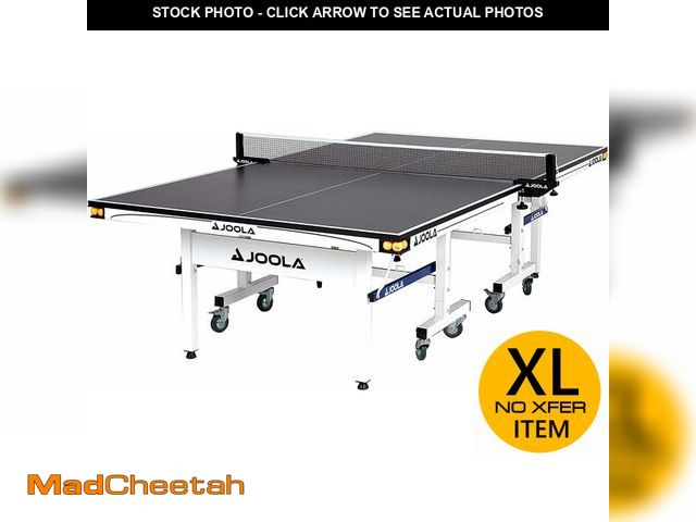 Lot 74-13072163 - JOOLA Rally TL Professional MDF Indoor Ping Pong Table w/ Quick Clamp Table Tennis Net &amp; Post Se...