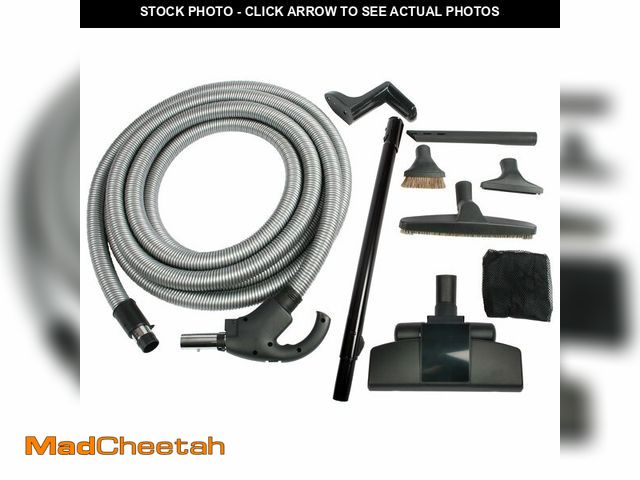 Lot 74-13802942 - Cen-Tec Systems 93048 Central Vacuum Kit with Switch Control, 40 Ft. Hose, Black - UNUSED