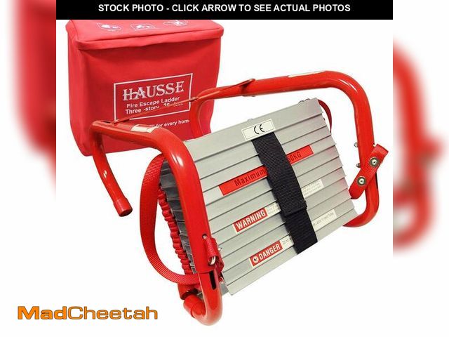 Lot 74-14427010 - Hausse Retractable 3 Story Fire Escape Ladder, 25 Feet - UNUSED