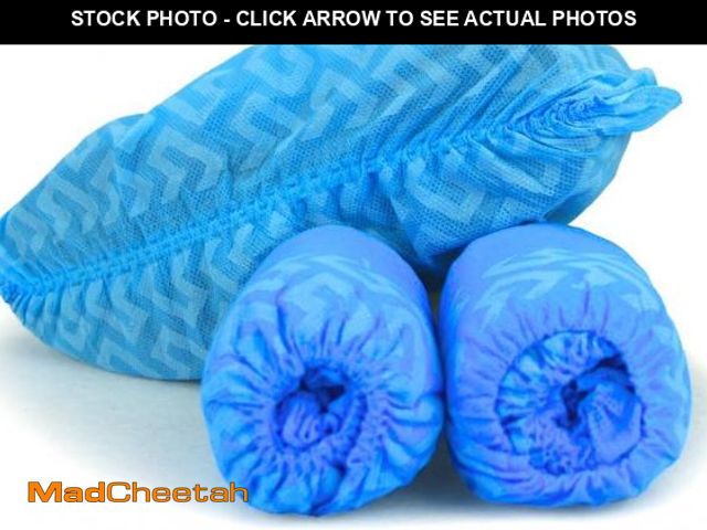 Lot 74-12138155 - X-Large Premium 500 Pack(250Pairs) Disposable Boot &amp; Shoe Covers - Durable, Water Resistant, non...