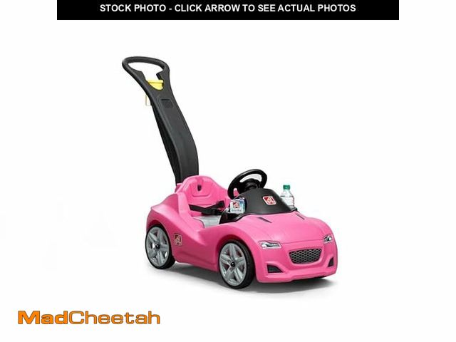 Lot 74-12695916 - Step2 Whisper Ride Cruiser Kids Push Car, Ride On Toy, Stroller Substitute, Includes Seat Belt &amp;...