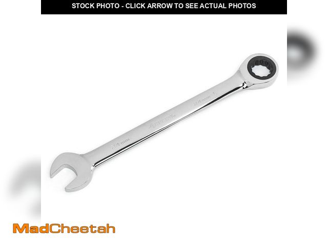 Lot 74-12745890 - Husky 24 mm Metric Ratcheting Combination Wrench (12-Point) - USED