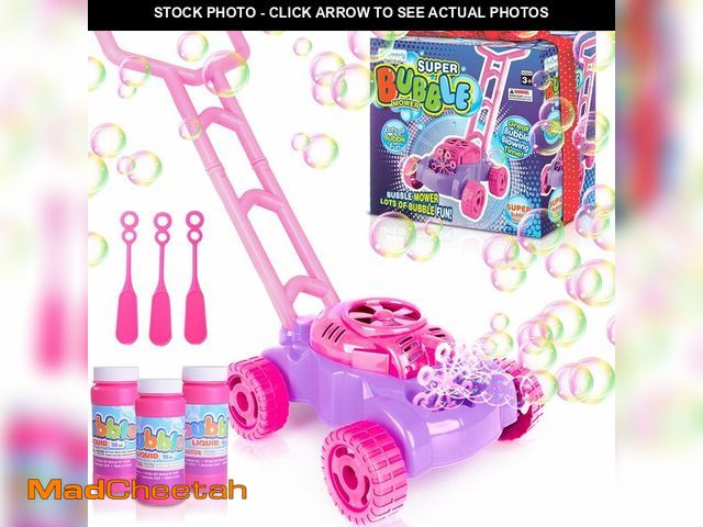 Lot 74-12450654 - ArtCreativity Bubble Lawn Mower for Toddlers 1-3, Kids Bubble Machine for 1-Year-Old Girl Gifts, Sum...