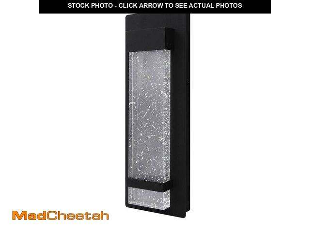 Lot 74-14005774 - NIB Home Decorators Med Exterior LED Wall Lantern- 13.75âh x 4.75âw x 2.75âd-Blk - UNUSED