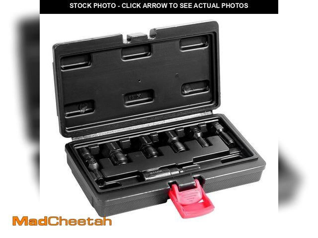 Lot 74-14559302 - VEVOR 7-Piece Thread Chaser Set, Metric Thread Restorer Tool M10 M12 M14 M18 M20 M22, Rethreading To...