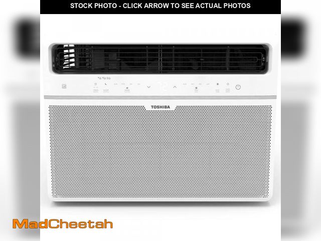 Lot 74-12391036 - Toshiba 18,000 BTU 208/230 Volt Smart Wi-Fi Touch Control Window Air Conditioner with Remote for upt...