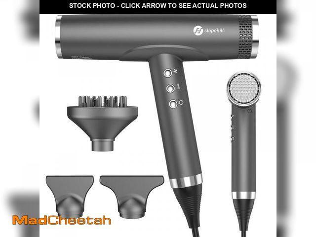 Lot 74-12312970 - slopehill Professional Ionic Hair Dryer with Diffuser - Lightweight, Compact, Powerful &amp; Fast Sa...