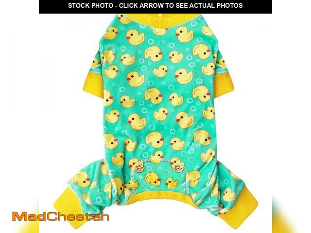Lot 74-11552460 - KYEESE Dog Pajamas Stretchy Pets Body Suits After Surgery Comfy Pets Costume Velvet Dog Pajamas Smal...