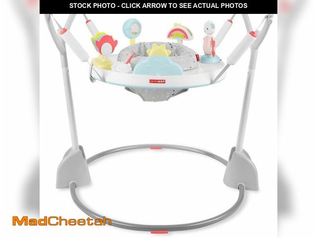 Lot 74-13042409 - Skip Hop Baby Activity Play Bouncer for Baby Ages 4m+ Silver Lining Cloud, Foldable - UNUSED