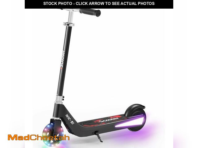 Lot 74-13709859 - iScooter iK1 Electric Scooter for Kids Aged 6-10, Adjustable Speed &amp; Height, Magnetic Safe Charg...