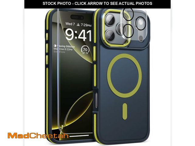 Lot 74-14269775 - Magnetic 3 in 1 for iPhone 17 Pro Max Case, [Omni-Directional Protection] with 1x Screen Protector +...