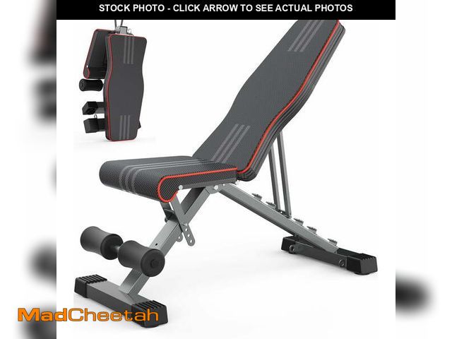 Lot 74-12780292 - Weight Bench, Foldable Workout Bench Weights DprodoAdjustable Dumbbell 660lbs Bench Workout  for Hom...