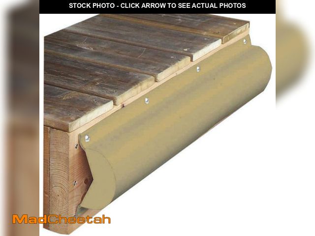 Lot 74-12165785 - Dock Edge Piling Bumper - One End Capped - 6' - Beige - UNUSED