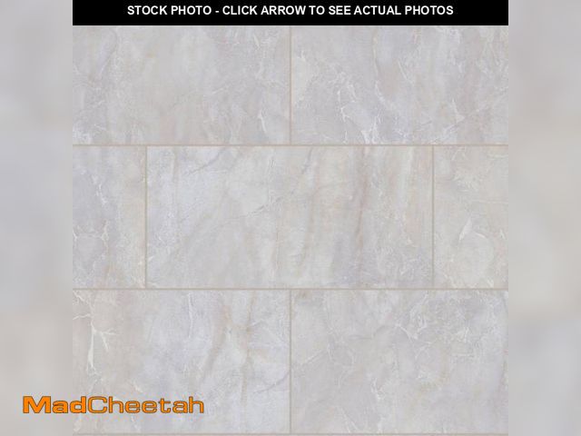 Lot 74-12518975 - Lifeproof Feldspar Onyx 22 MIL x 11.9 in. W x 23.8 in. L Click Lock Waterproof Vinyl Tile Flooring (...